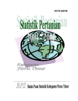 Statistik Pertanian Kabupaten Flores Timur 2004-2005